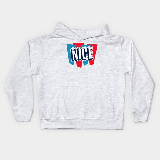 The Nice List - Vintage Retro Icee Logo Kids Hoodie by elevens.design